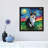 Tri-Color Corgi Night by Aja Trier - Floater Frame Painting on Canvas-220793906-220793910