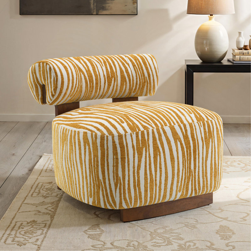 Chaise d'appoint 1Pc, Jaune