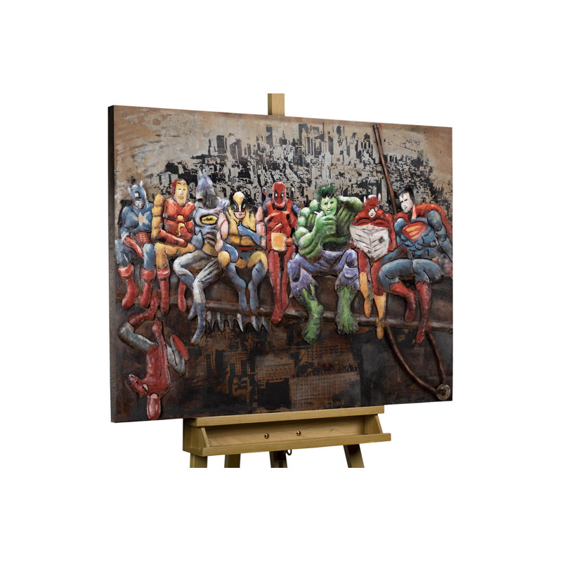 Handmade Entertainment Wall Decor on Metal