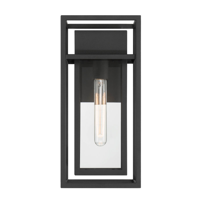 Steel Wall Light, 16" H x 7.5" W x 9.25" D