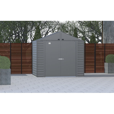 Remise de rangement en acier Select, 8 x 6, gris anthracite