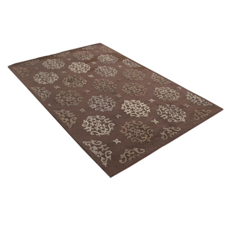 Tapis brun foncé Myrick