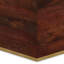 Table basse moderne carrée en bois de manguier l 28 po Abba-1321792243