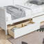 Lit de jour simple en bois de pin avec deux tiroirs de rangement-1203577957