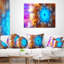 Pétales de fleurs multicolores exotiques - Coussin imprimé floral-30718889-30718892
