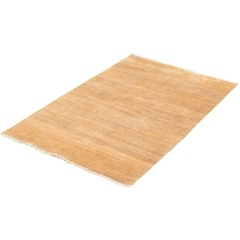 Tapis décoratif en laine de conception unique 4 pi x 6 pi 2 po Azariel noué à la main
