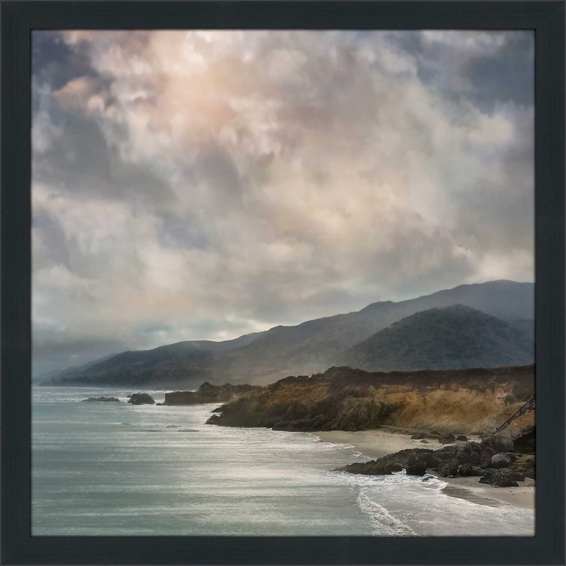 " Calming Sea " by Mike Calascibetta, 31.5" H x 31.5" W x 1" D