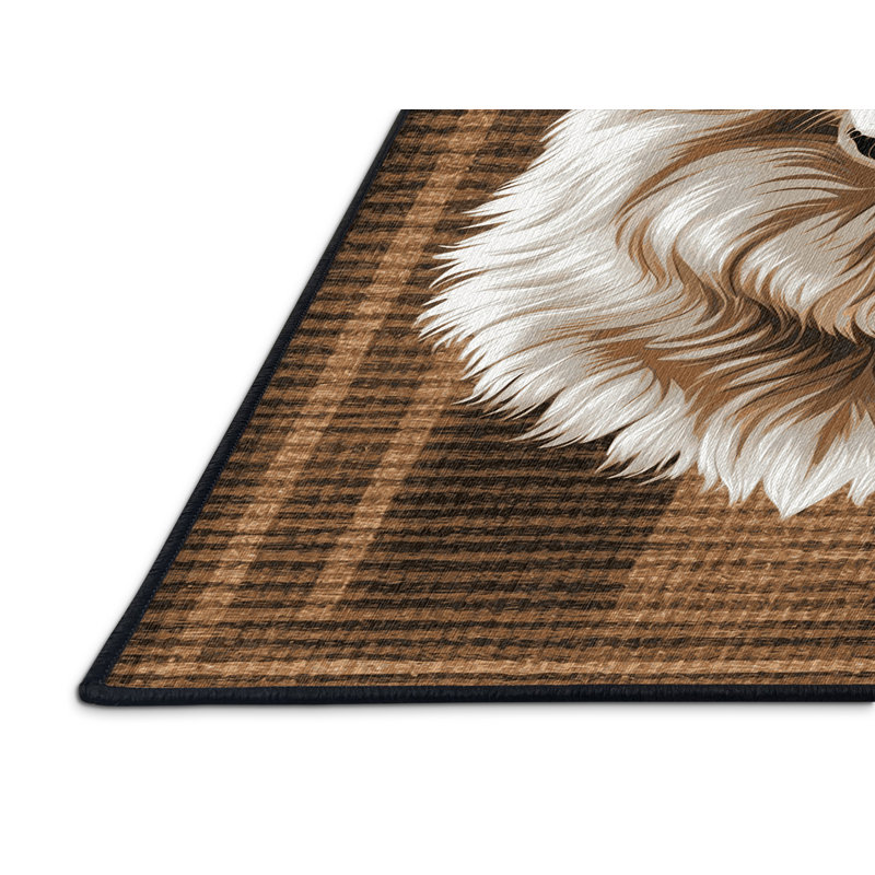 Washable Great Pyrenees Dogs Area Rug, Runner 2' x 4'