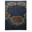 Tapis carré bleu marine 7 pi Pineland