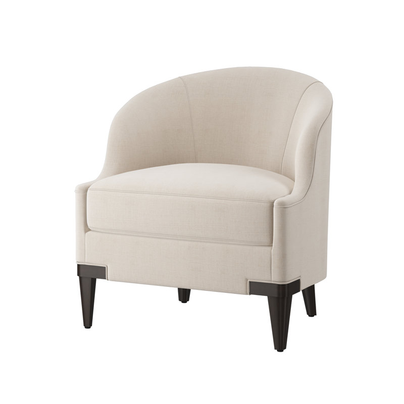 Fauteuil demi-tonneau Lafayette, Expresso, Bond Bonden (tissu performance) 1086-92