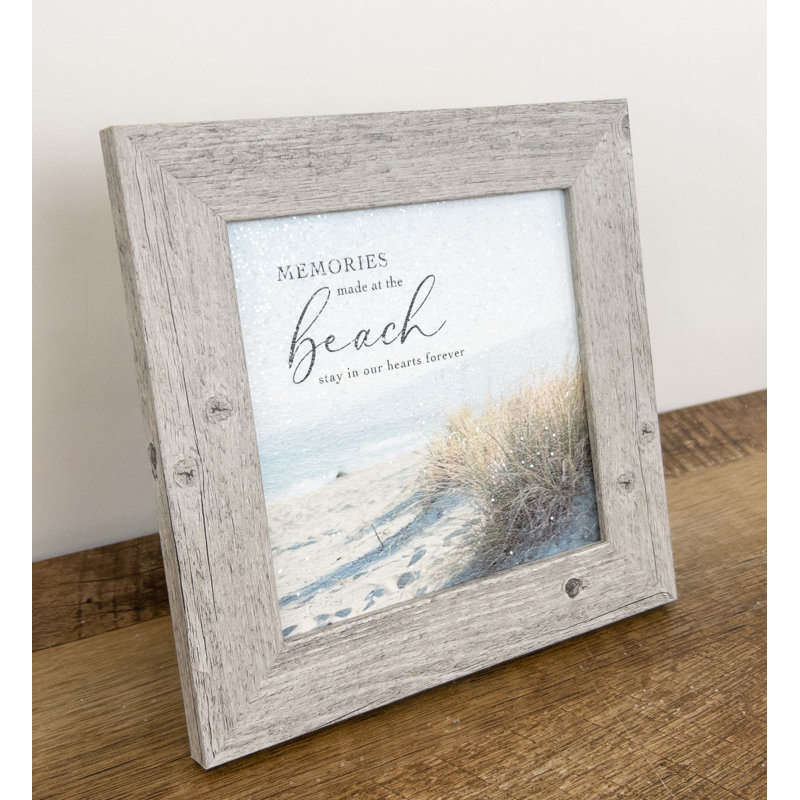 «Memories Made at the Beach», impression sur cadre photo