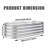 Galvanized Raised Garden Bed Kit - Heavy Duty Rust-resistant Metal Planter For Outdoor Vegetables/flowers/herbs, All-in-one Easy Assembly-1839598838
