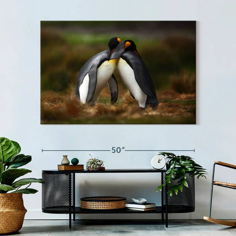Brampt Penguin Love, 34" H x 51" W