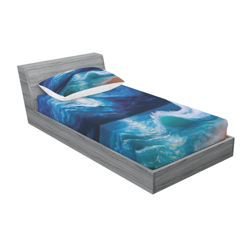 Microfiber Sheet Set, Twin XL Sheet Set with Fitted Sheet