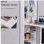 Bureau de bureau mural pliable avec tableau noir et tablette latérale