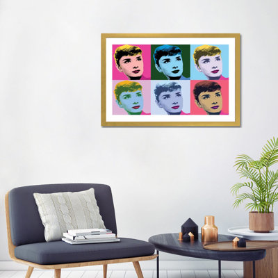 Audrey Hepburn Warhol Sabrina par radio Days-impression d’art graphique