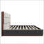 Structure de lit plateforme tapissier avec tête de lit en bois allongée, lit en velours très grand moderne, aucun sommier requis, base en bois-1575996974-1575996945