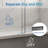 66"-72"  W X 76"  H Single Sliding Frameless Shower Door with 3/8"(10mm) Tempered Clear Glass-118142930