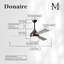Donaire LED Outdoor Downrod Ceiling Fan-149631334-200814653