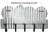 Steel 5 - Hook Wall Mounted Coat Rack