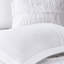Ensemble de courtepointe en microfibre 4 pièces avec détails à volants et coussin décoratif-128603913