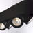Nymark LED Surface Mount - Black, 4-Light