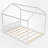 Queen Size House-Shaped Canopy Bed-114223874