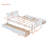 Lit plateforme en bois avec quatre tiroirs pratiques, tête et pied de lit profilés pour une organisation et un style de chambre à coucher améliorés