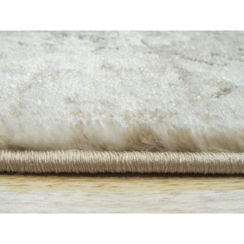 Ivory Distressed Bohemian Isabella Rug by , Stylish Area Rug for Adding a Trendy and Chic Bohemian Touch to Your Living Room, Bedroom, Office, or Home Décor