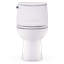 TOTO Ultramax One-Piece Round 1.28 GPF Universal Height Toilet with Right-Hand Trip Lever, CEFIONTECT and SS113 SoftClose Seat, Cotton White - MS603113CEFRG#01-1874607305-1874607307