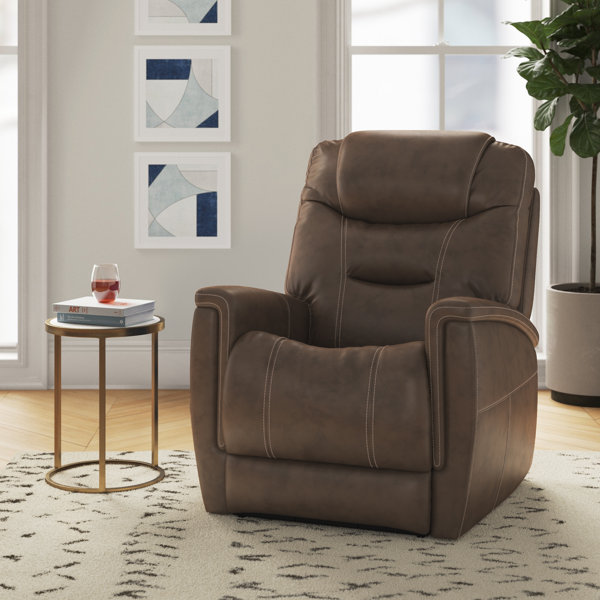 Wade Logan® Felippe Faux Leather Lift Assist Power Recliner | Wayfair