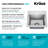 KRAUS Fairlane 18-Gauge Stainless Steel Kitchen Sink-114834426-109401981