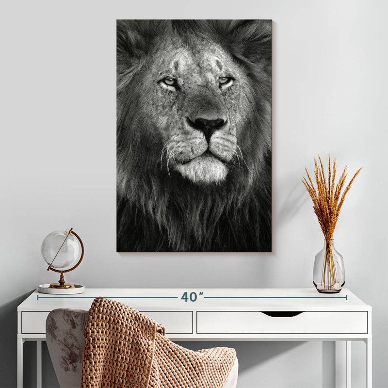 Fierté du lion, H 30 po x l 20 po
