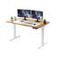 Bureau assis-debout électrique Rise Up à double moteur avec plateau en bambou-757325553-803472717