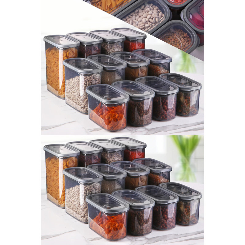 Ensemble de boîtes de rangement (24 pièces)