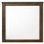 Miroir rectangulaire en chêne 40 po à fixer à la commode