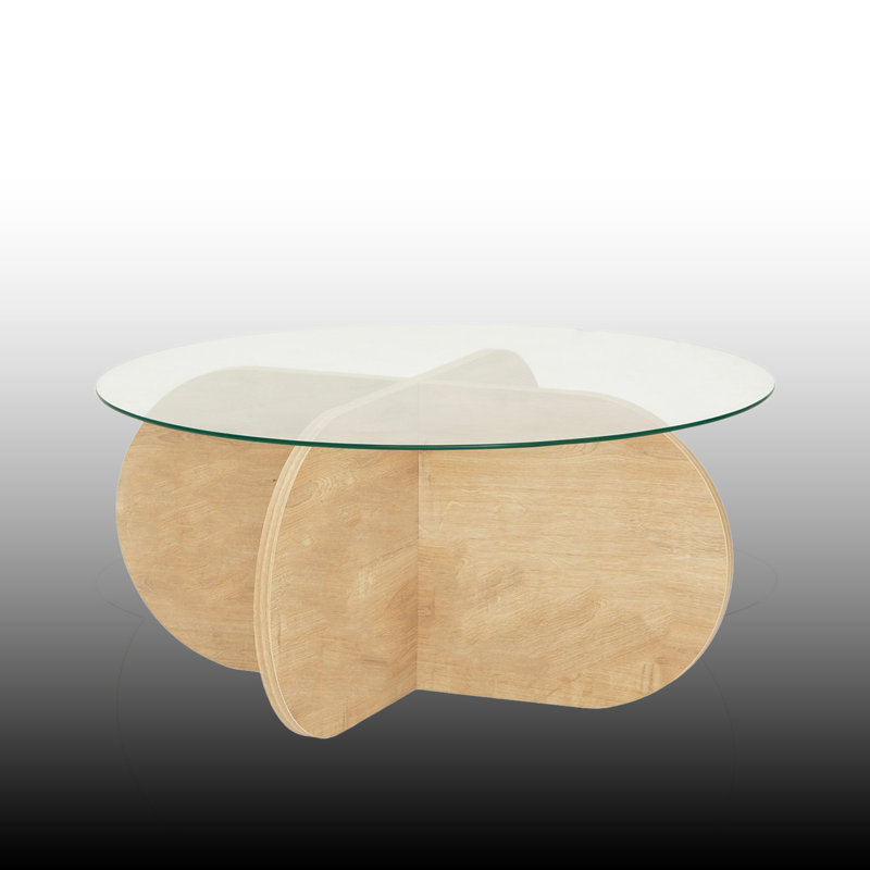 Table basse Novelty Base, Chêne saphir