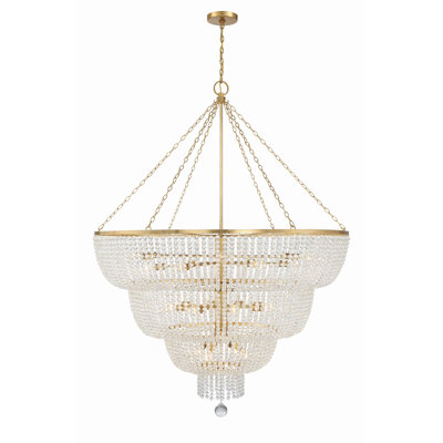 Jacquelynn 24 - Light Dimmable Tiered Chandelier