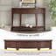 Table console moderne avec 3 tiroirs et 1 tablette pour le couloir, l'entrée et le salon-1978542431