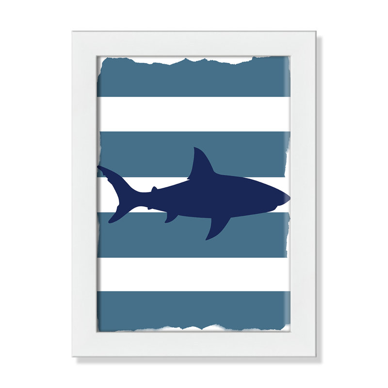Wild One 1' Wall Decal, 14" H x 10" W x 0.6" D, White Flat Framed