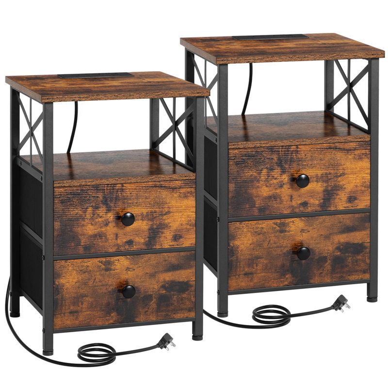 40cm W Bedside Table