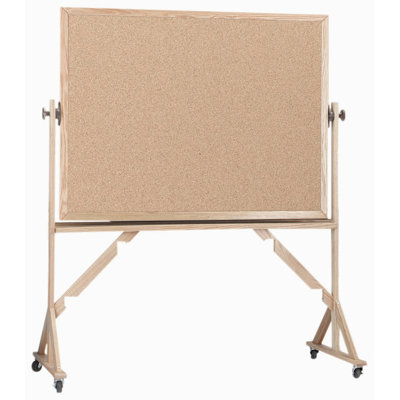 Freestanding Cork Reversible Medium - 4' - 6' Bulletin Board