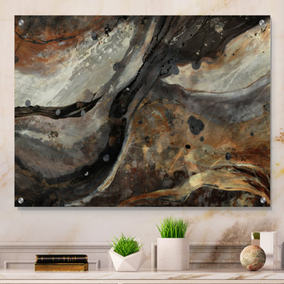 Morning Effervescence II - Abstract Acrylic Wall Art Glass
