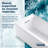 Underscore 60" x 36" Drop In Whirlpool Acrylic Bathtub with Heater-51907014