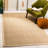 Chagoya Seagrass Solid Color Rug-25950305