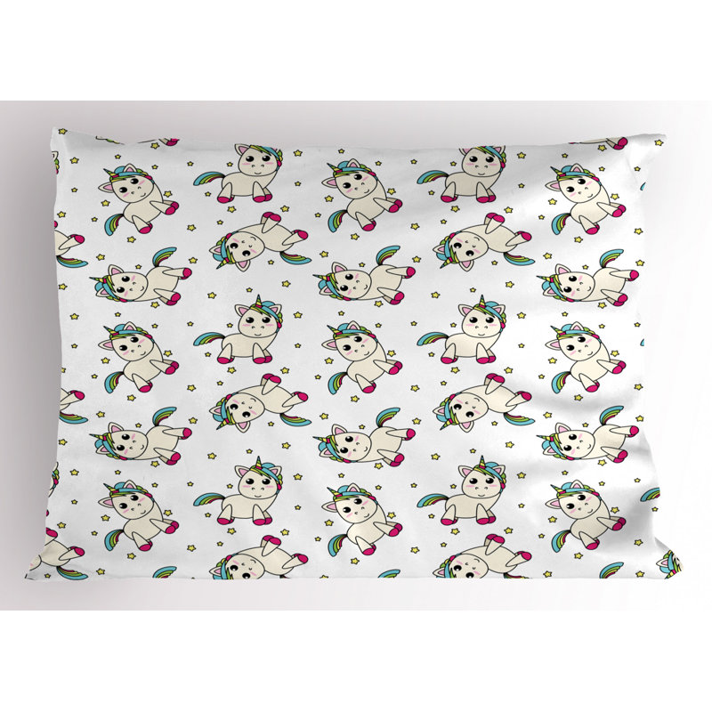 Star Polyester Sham, King