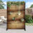 72"x 47" Outdoor Rectangular Metal Privacy Screen-113468612