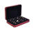 Jewellery Ring Organizer Box, Portable Small Storage Display Case, Fashion Ring Tray Holder Showcase, Ring Boxes For Multiple Rings(Red)