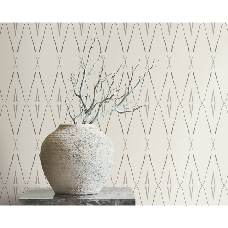 Artifact Silhouettes Geometric Wallpaper Double Roll, Savanna
