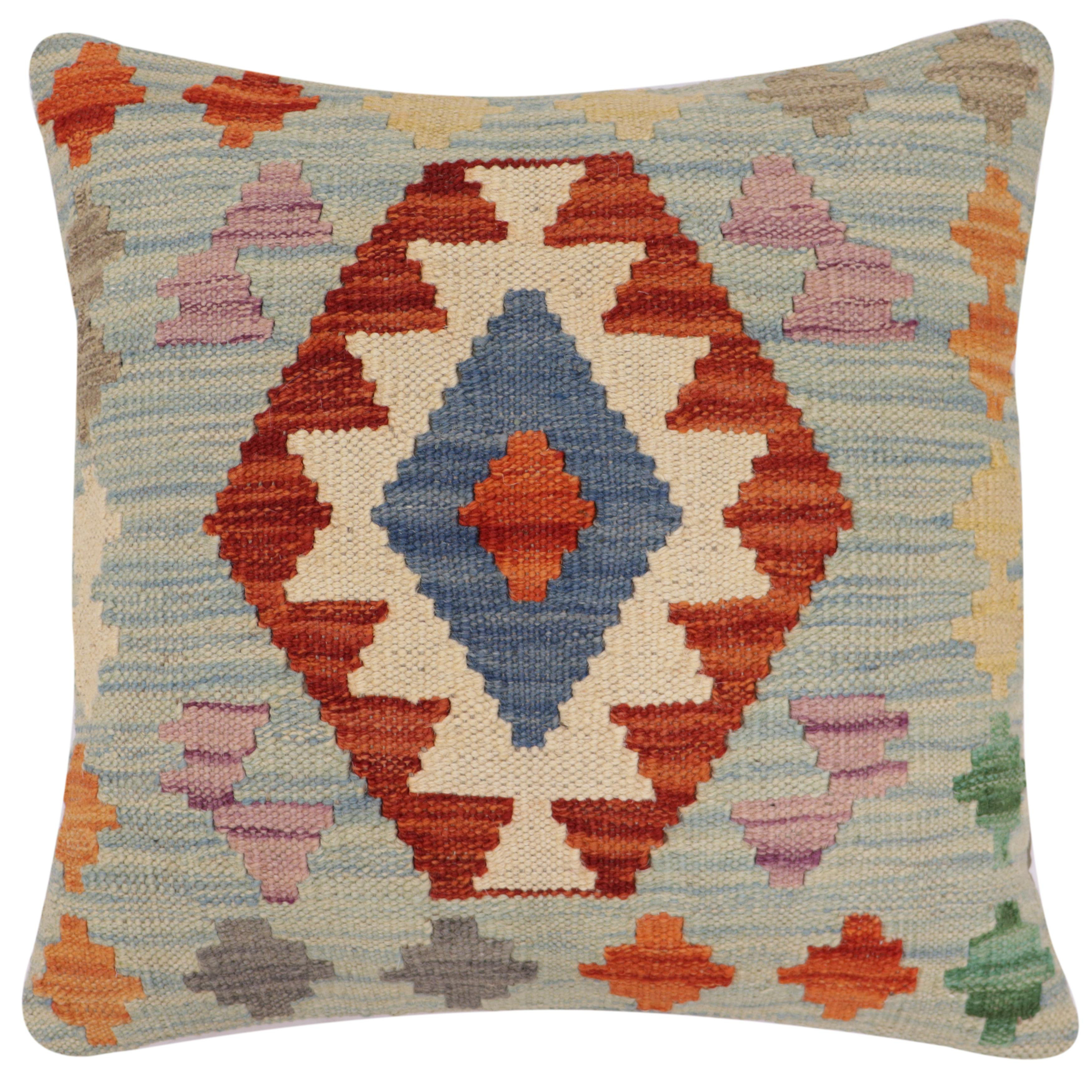 Arshs Fine Rugs 100% Wool Throw Square Pillow Cover Insert Wayfair